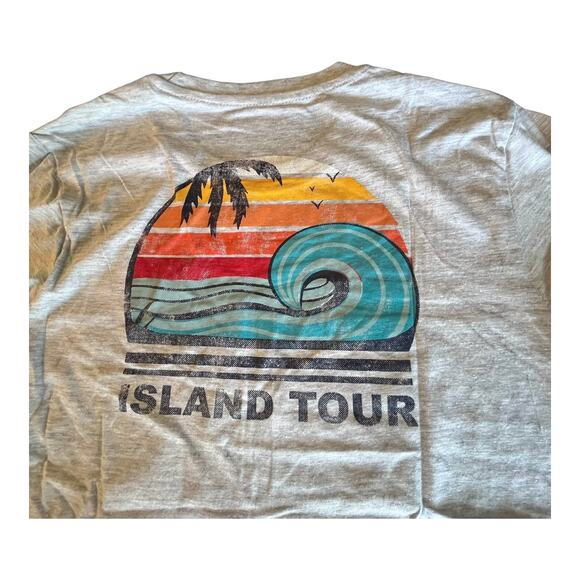 NEW Trunks Surf & Swim Long Sleeve TEE SM Men's Women's Gray 100% Cotton T Shirt - Picture 5 of 9